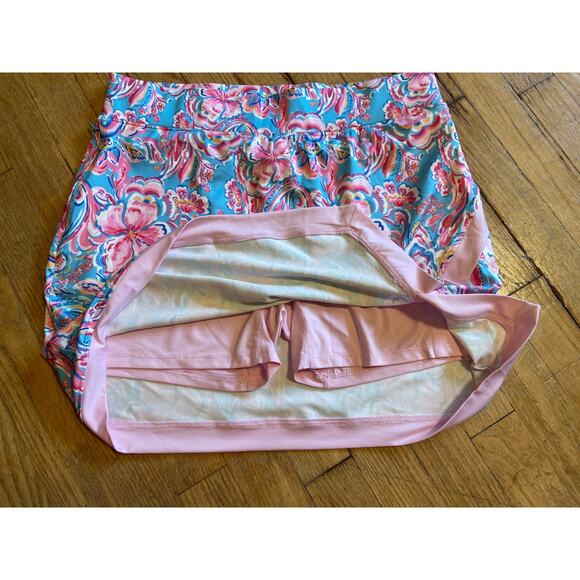 Stella Parker Sport Blue and Pink Mini Sport Skirt Skort Womens Medium - Picture 5 of 7